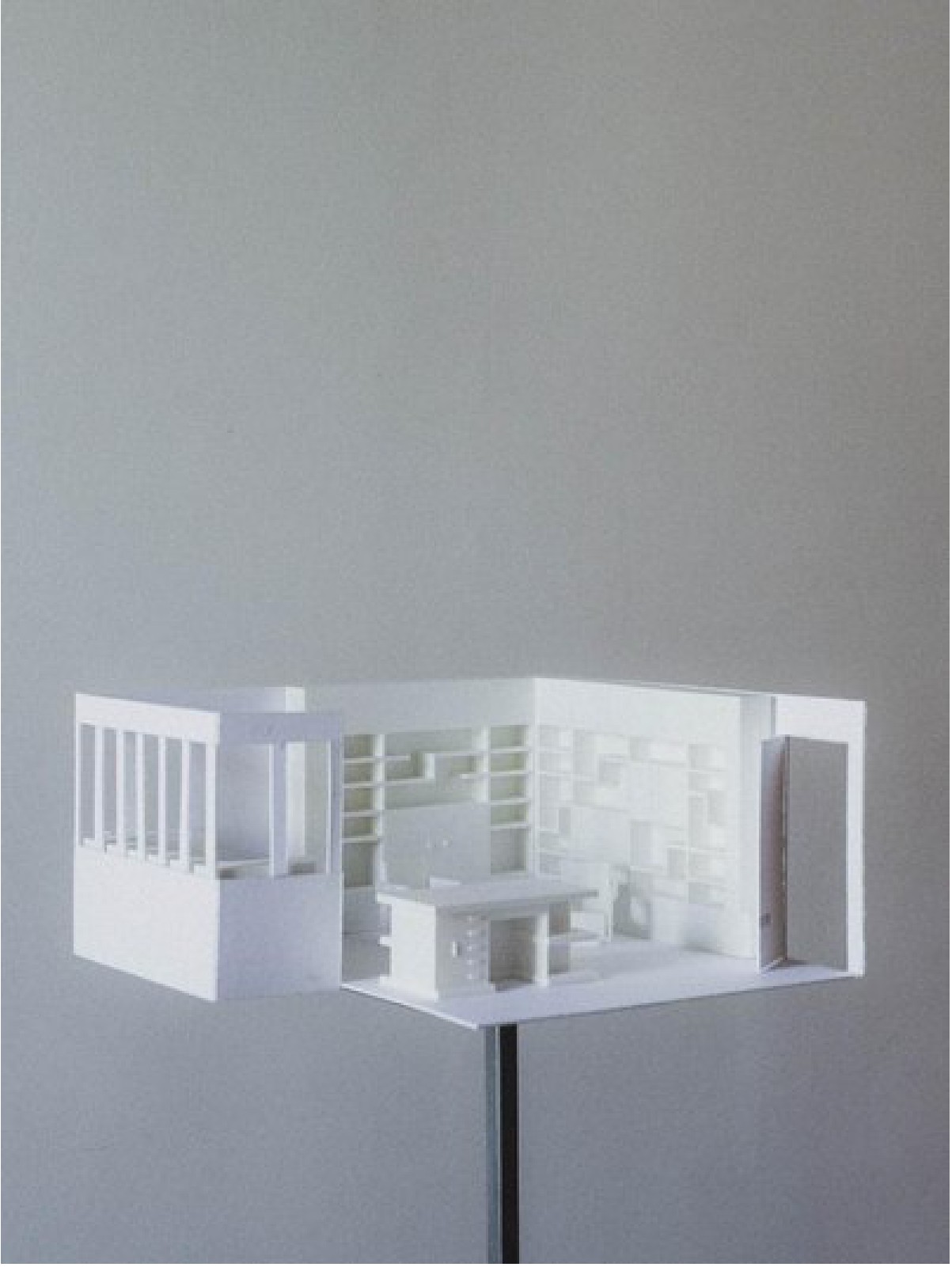 Bibliothèque de la maison Henri-Bélanger — maquette.